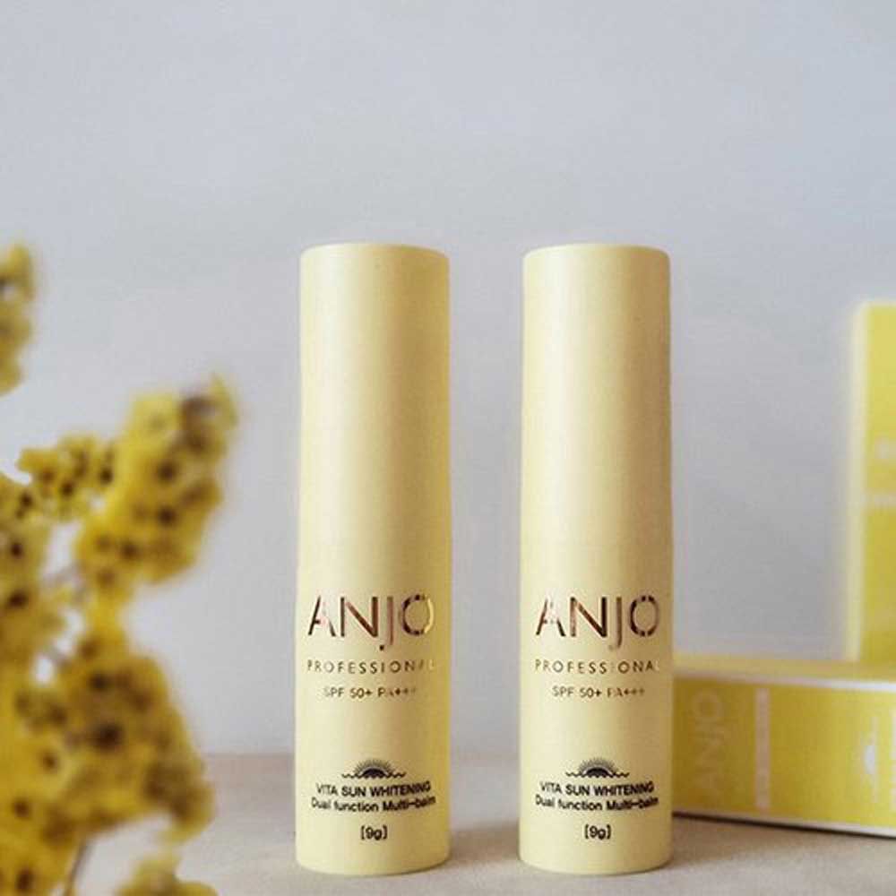 [ANJO] VITA Sun Whitening Dual function Multi-balm 9g - UVA/UVB Protection & Niacinamide-Infused for Whitening - Made in Korea